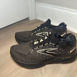 Brooks Glycerin StealthFit 20 Womens Running Shoes Black Rose Gold size 11